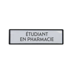 Badge luxe Etudiant en pharmacie