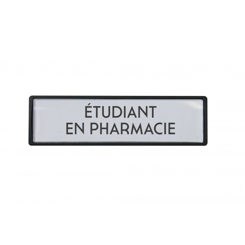 Badge luxe Etudiant en pharmacie