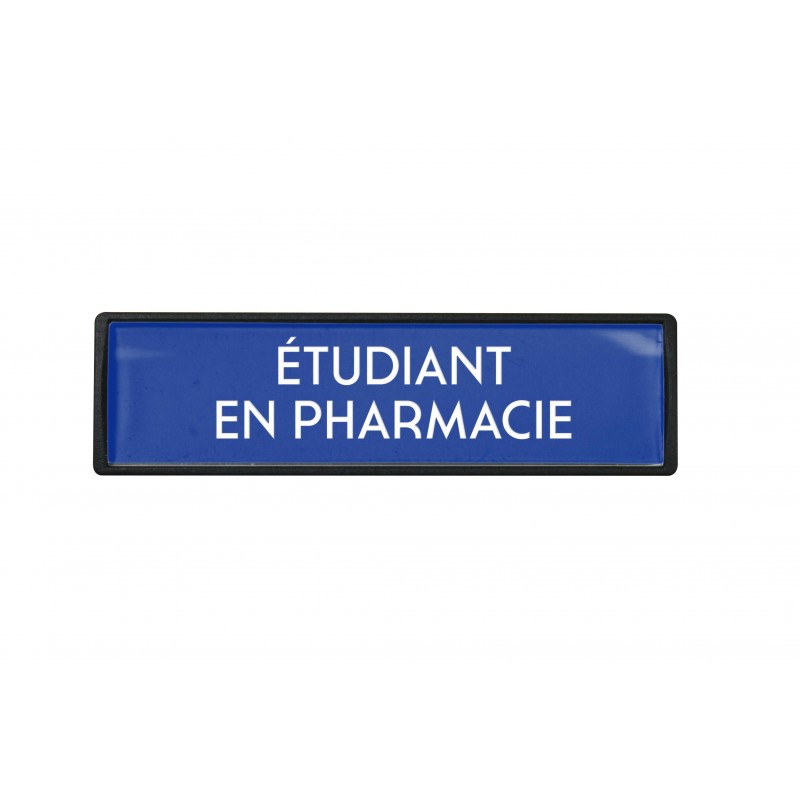 Badge luxe Etudiant en pharmacie