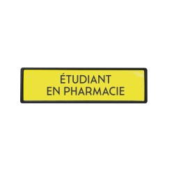 Badge luxe Etudiant en pharmacie