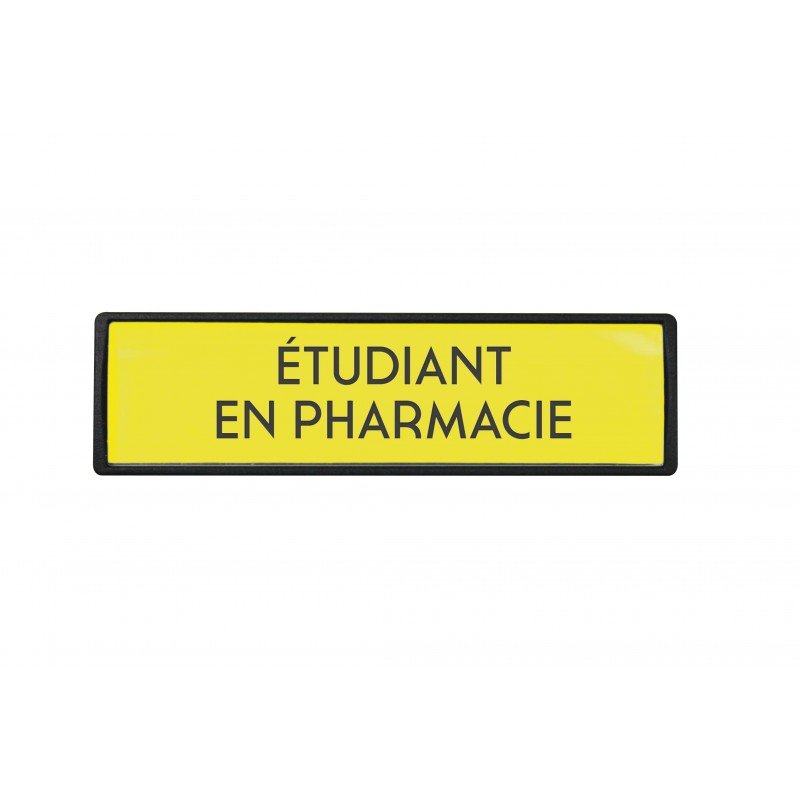 Badge luxe Etudiant en pharmacie
