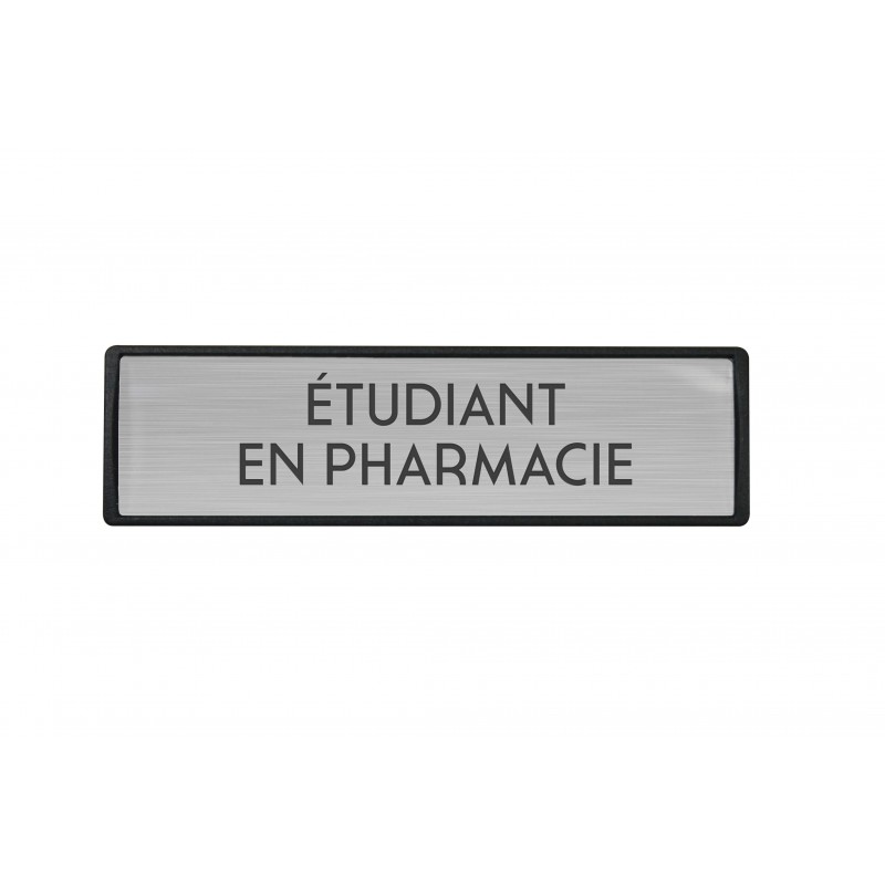 Badge luxe Etudiant en pharmacie