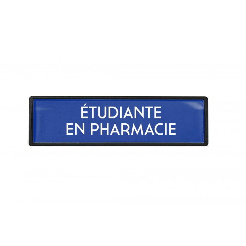 Badge luxe Etudiante en pharmacie