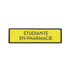 Badge luxe Etudiante en pharmacie