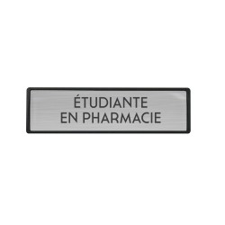 Badge luxe Etudiante en pharmacie