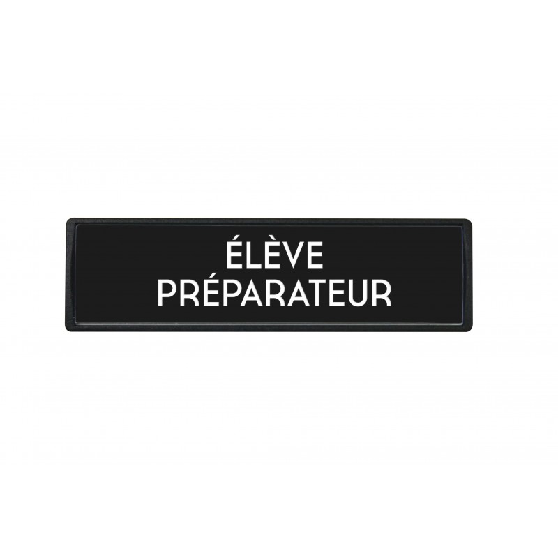 Badge luxe Elève préparateur