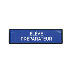Badge luxe Elève préparateur