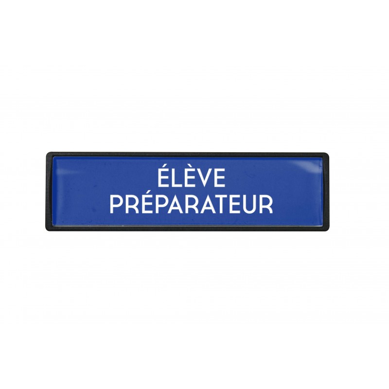 Badge luxe Elève préparateur