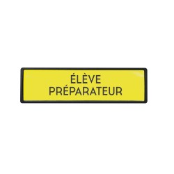 Badge luxe Elève préparateur