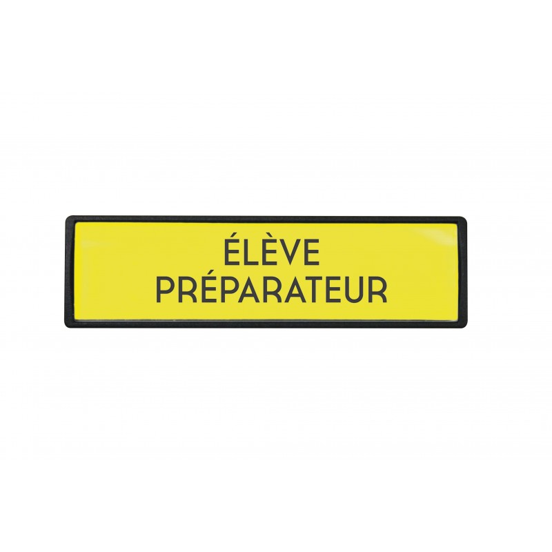 Badge luxe Elève préparateur