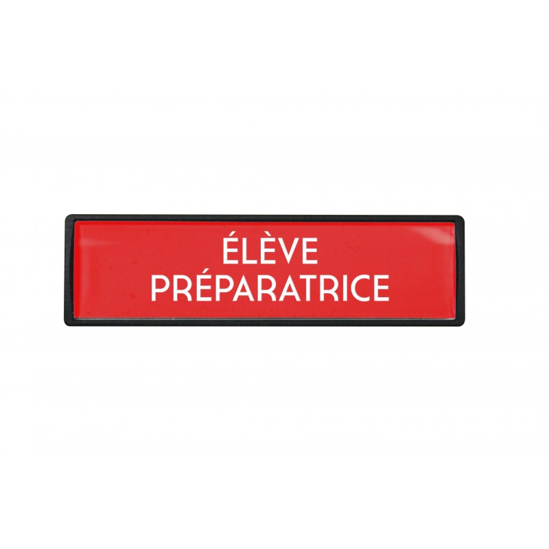 Badge luxe Elève préparatrice