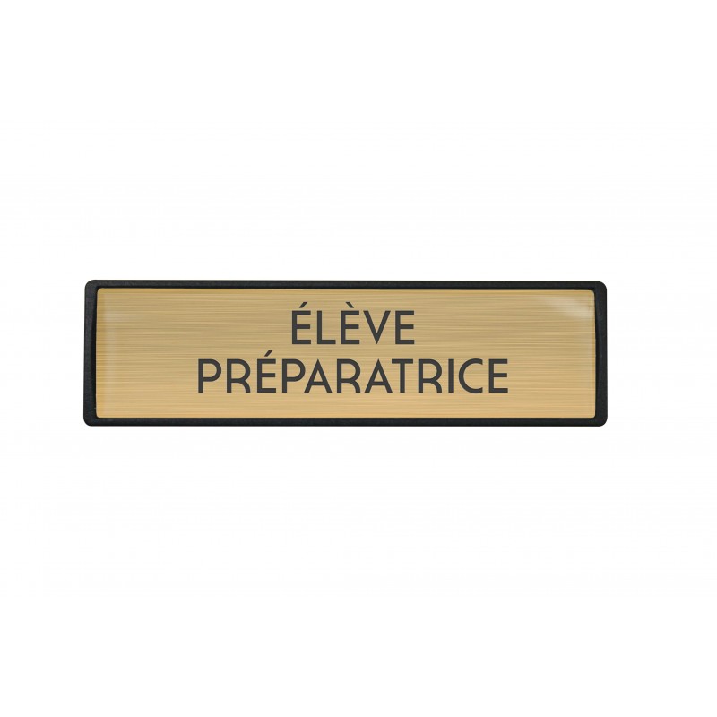 Badge luxe Elève préparatrice