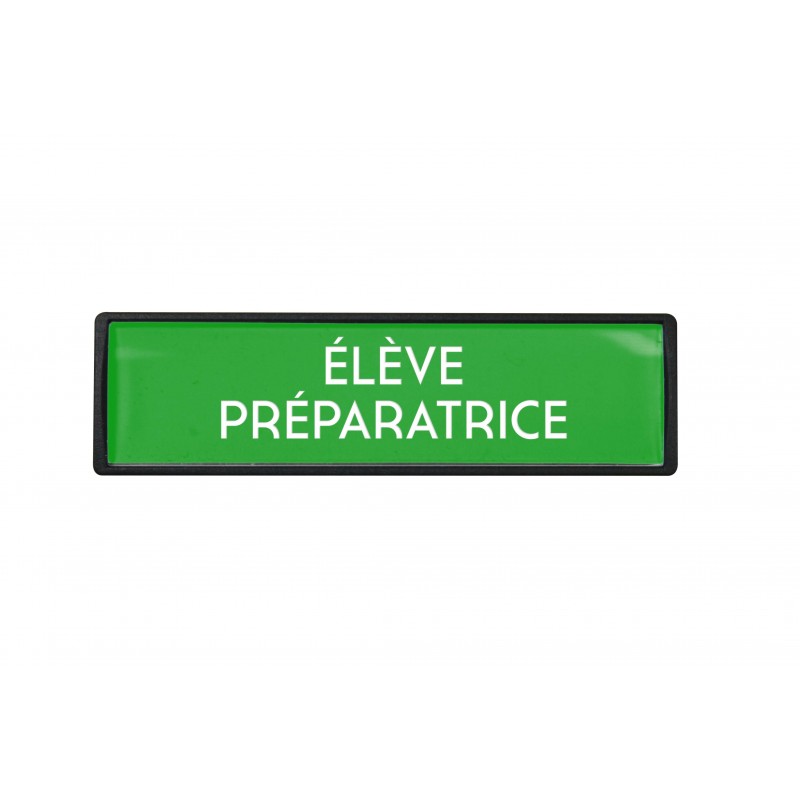 Badge luxe Elève préparatrice