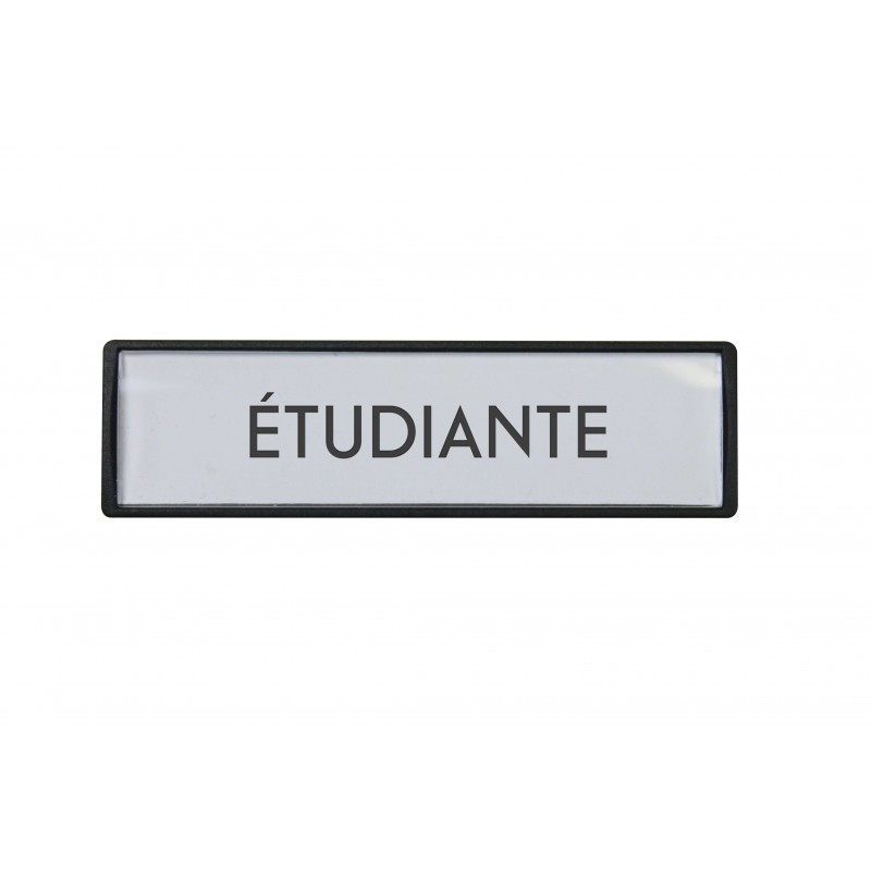 Badge luxe Etudiante