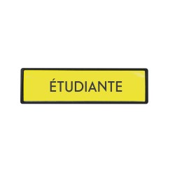 Badge luxe Etudiante