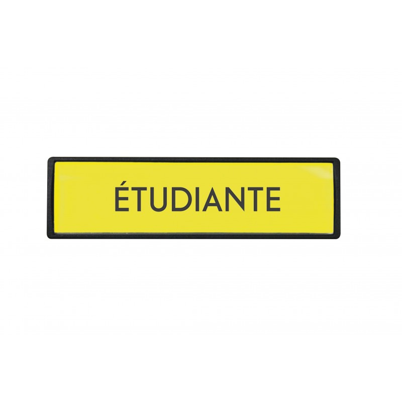 Badge luxe Etudiante
