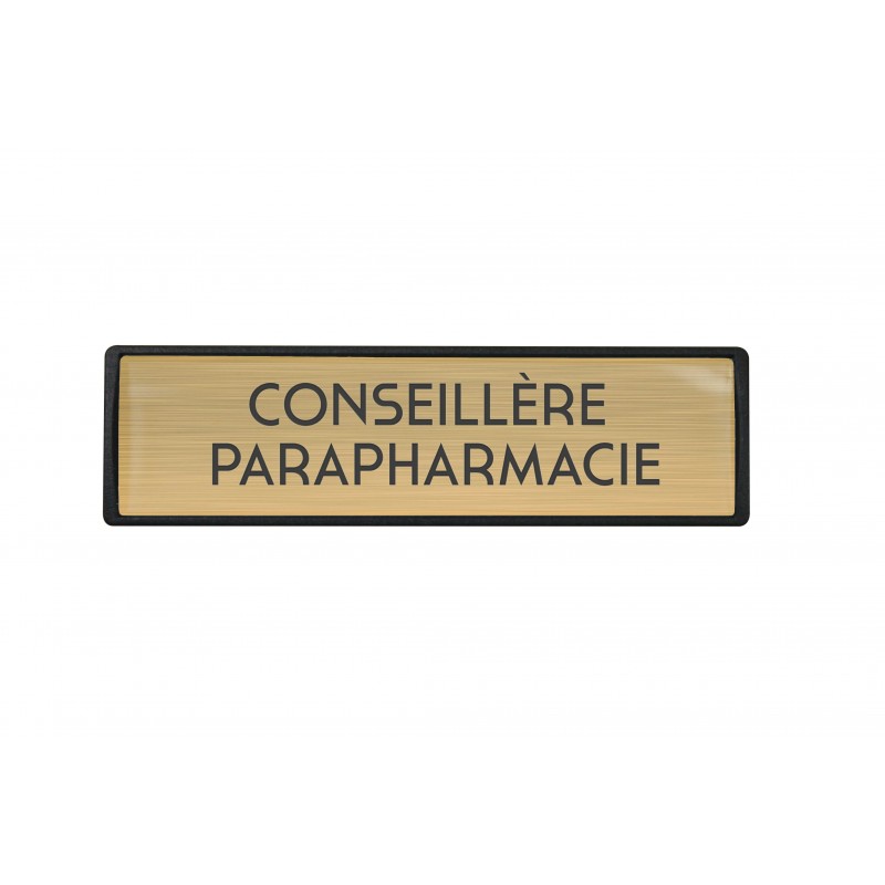 Badge luxe Conseillère parapharmacie