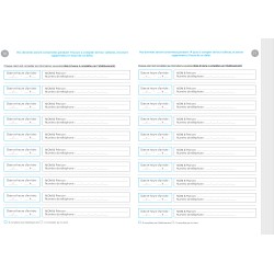 Cahier de rappel COVID pour restaurants