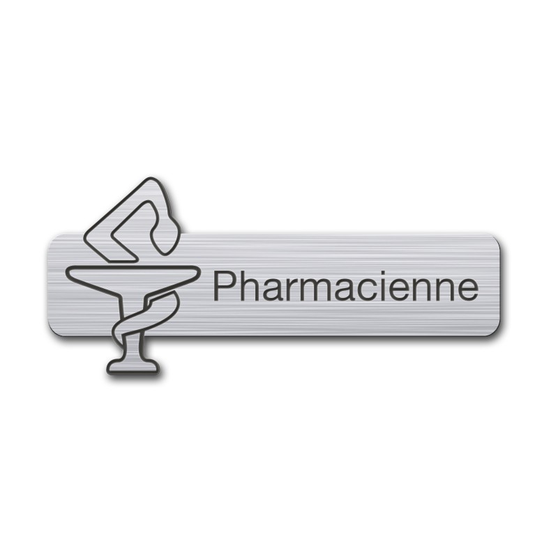 Badge Pharmacienne avec caducée
