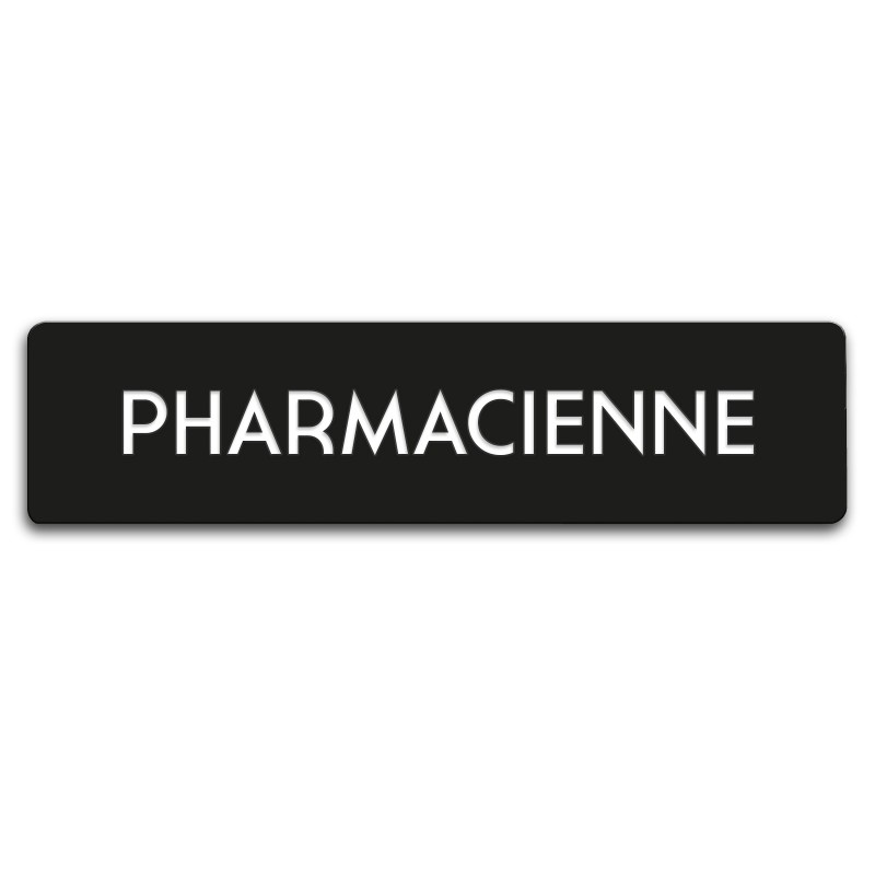 Badge Pharmacienne rectangulaire