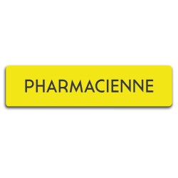 Badge Pharmacienne rectangulaire