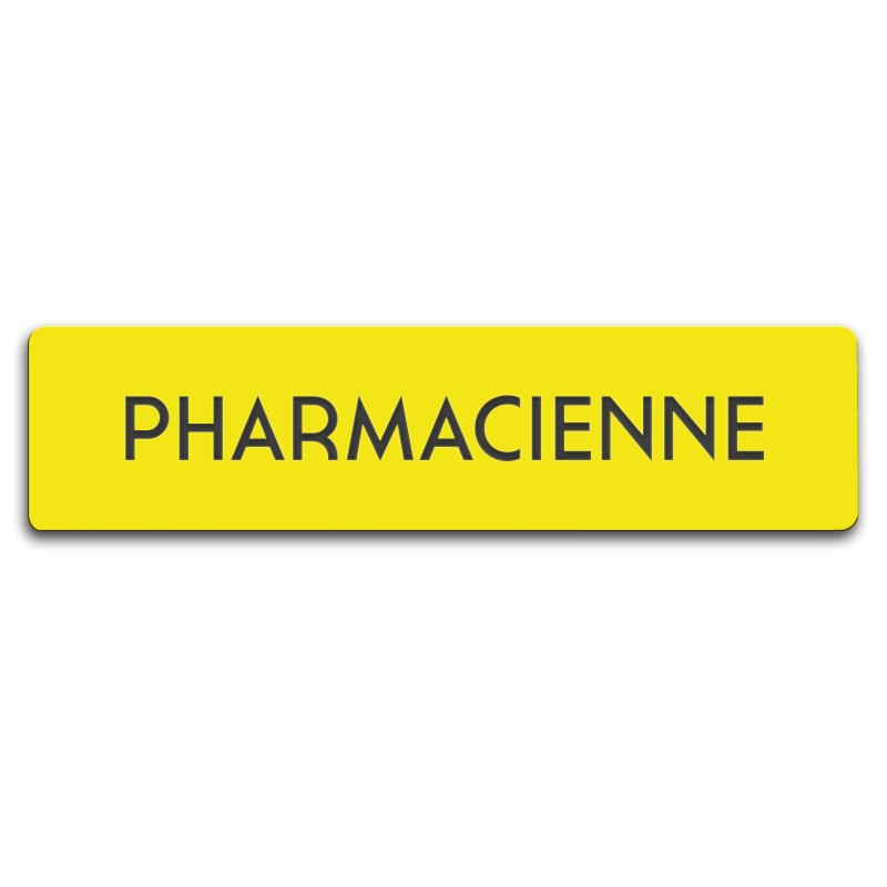 Badge Pharmacienne rectangulaire