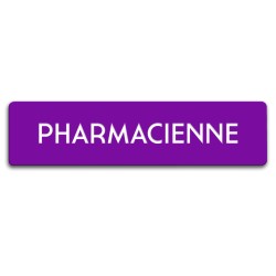 Badge Pharmacienne rectangulaire