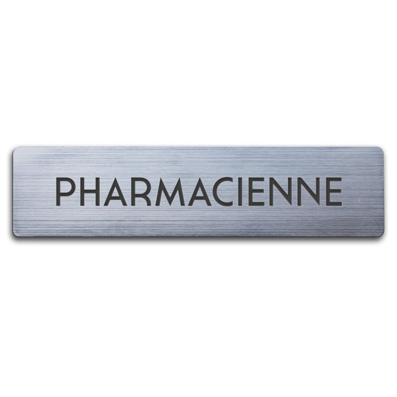Badge Pharmacienne rectangulaire