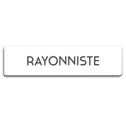 Badge Rayonniste rectangulaire
