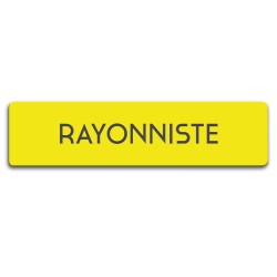 Badge Rayonniste rectangulaire