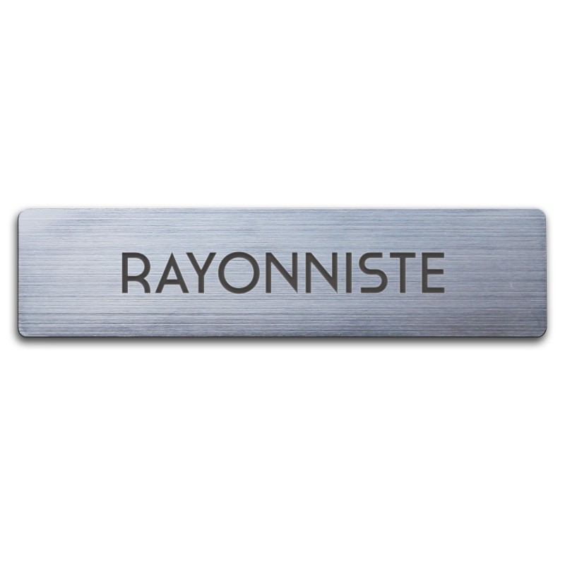 Badge Rayonniste rectangulaire