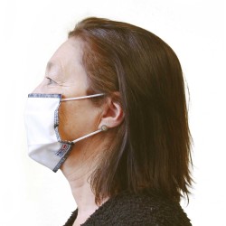 Masque barrière UNS1 taille adulte 40 lavages - Lot de 5