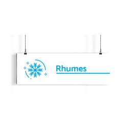 Bandeau d'ambiance gamme picto - Motif Rhumes