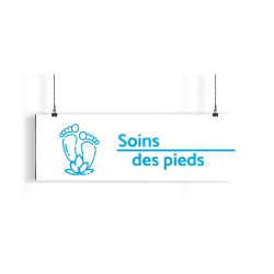 Bandeau d'ambiance gamme picto - Motif Soins des pieds