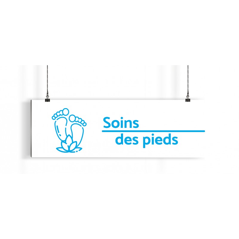 Bandeau d'ambiance gamme picto - Motif Soins des pieds