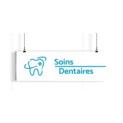 Bandeau d'ambiance gamme picto - Motif Soins dentaires