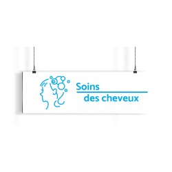 Bandeau d'ambiance gamme picto - Motif Soins des cheveux