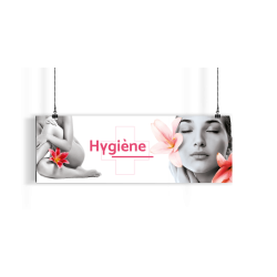 Bandeau d'ambiance gamme Pharmimage - Motif Hygiène