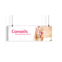 Bandeau d'ambiance gamme Pharmimage - Motif Conseils