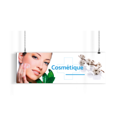 Bandeau d'ambiance gamme Pharmimage - Motif Cosmétique