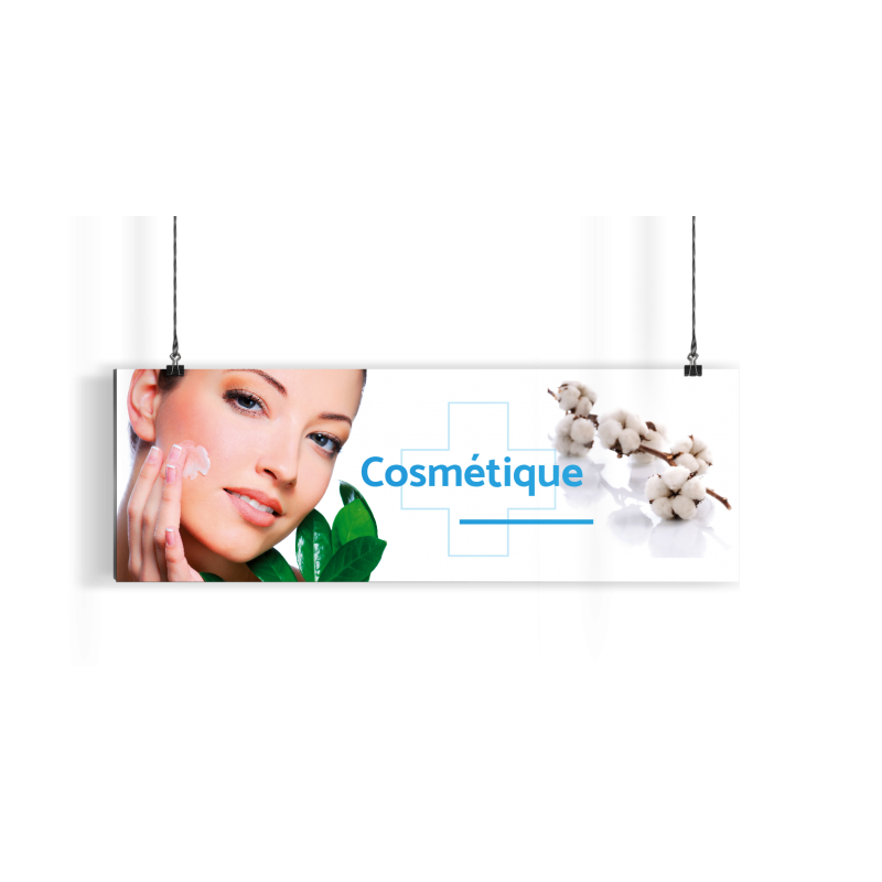 Bandeau d'ambiance gamme Pharmimage - Motif Cosmétique