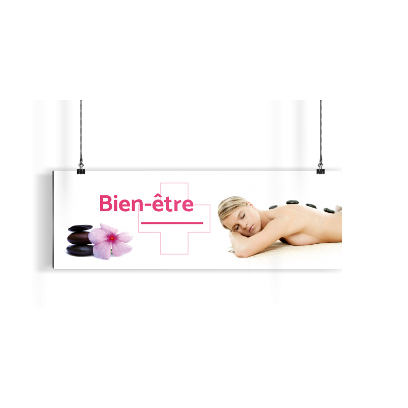 Bandeau d'ambiance gamme Pharmimage - Motif Bien-être 1