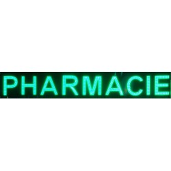 Bandeau PHARMACIE en lettre individuelles et éclairage LED