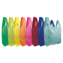 Sac en plastique PEBD 8 couleurs au choix