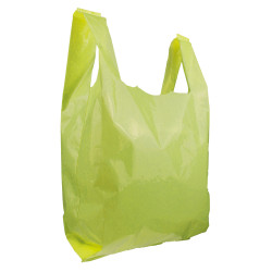 Sac en plastique PEBD couleur vert anis