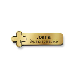 Badge personnalisé croix -...
