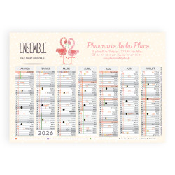 Ensemble - Calendrier mural...