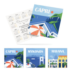 Au soleil - Mini calendrier...