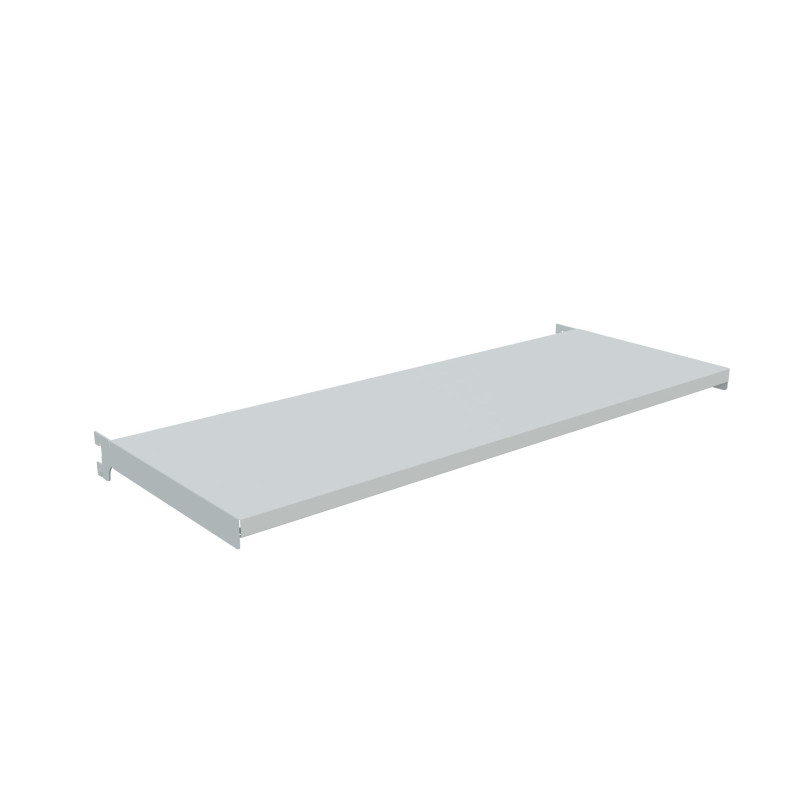 Tablette métallique blanche pour mobilier Alpha Métal