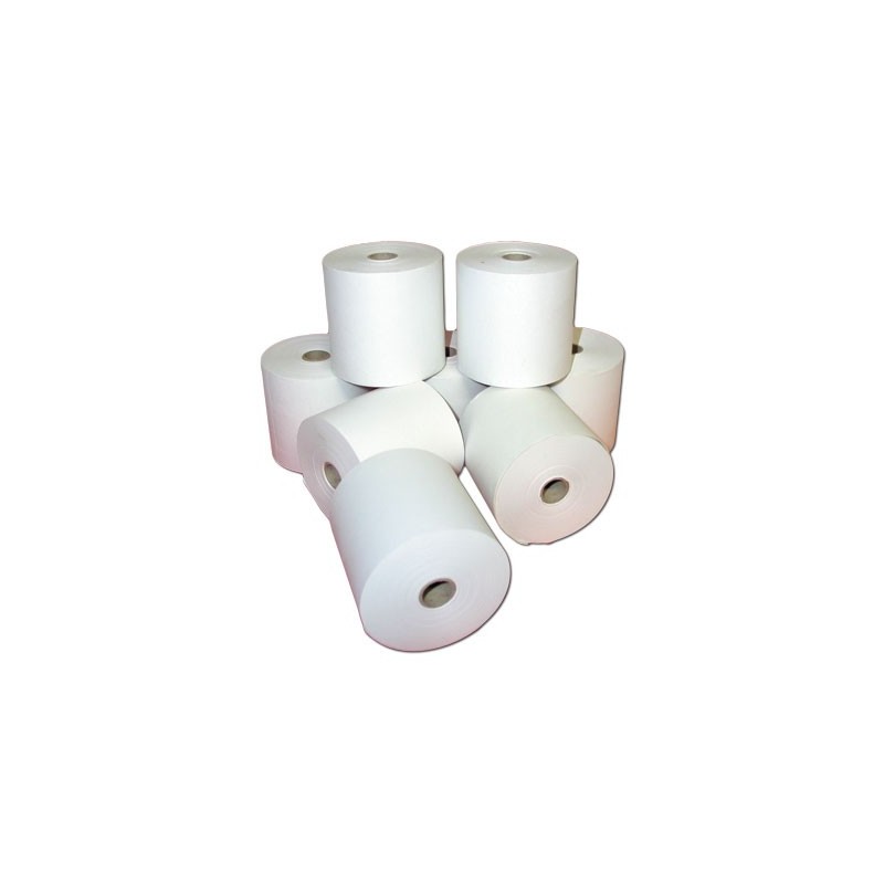 Bobine papier thermique pour TPE - le lot de 20 - Dimensions 57 x 40 x 12 mm -